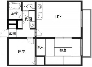 アーバンライフ吉田の物件間取画像